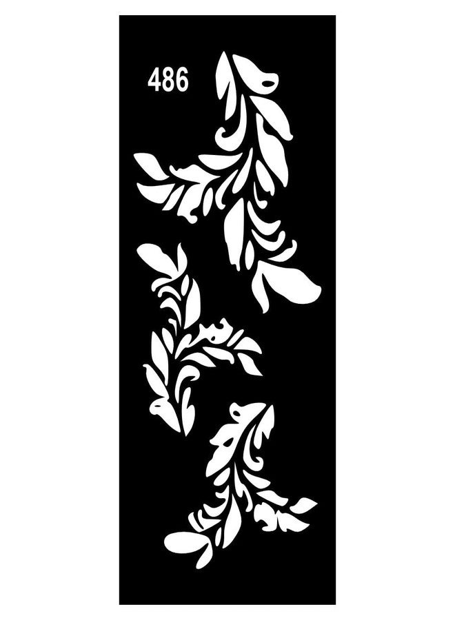 Komstec Natural-Look Mehndi Stickers for Traditional Feel for Kids & Adults Both Sticker - Image 1